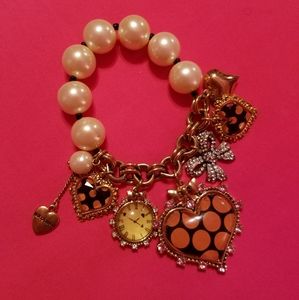 Betsey Johnson charm bracelet